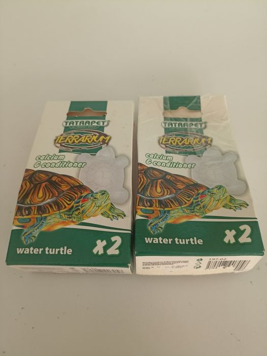 Akcesoria wapno dla żółwia wodno-lądowego