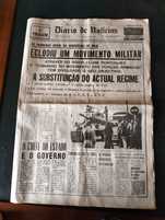 Jornal Diário de Noticias de 25 de abril de 1974