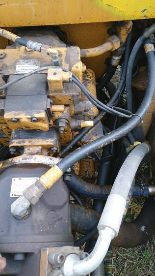 koparka mecalac 11 cx i pompa hydrauliczna hydromatik jazdy robocza