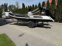 Rib Łódź motorowa 480 silnik Mercury 60 przyczepka branderup
