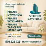 Pranie dywanów, pranie tapicerek, ozonowanie. Czyszczenie gresu.Gdynia