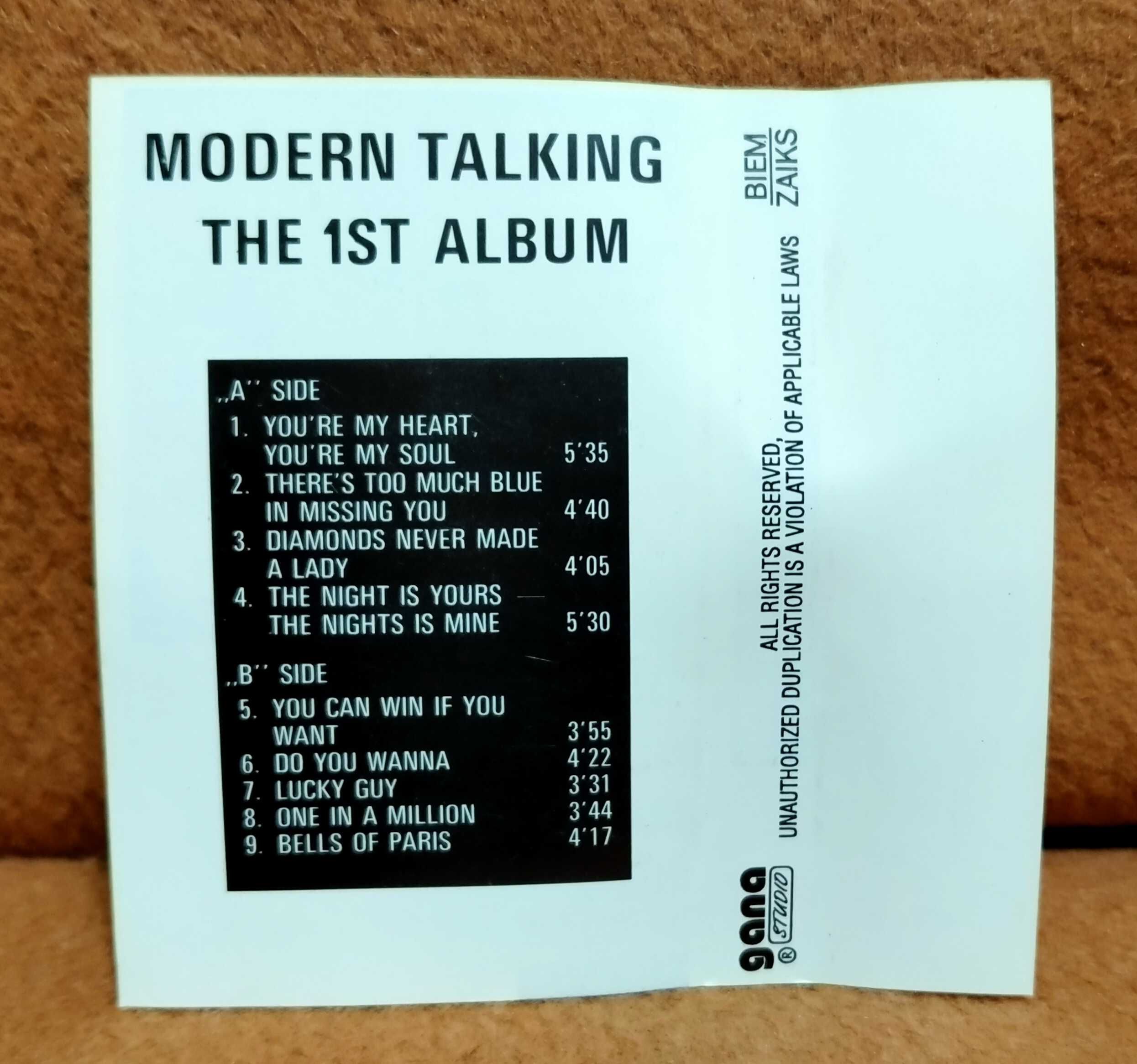 Używana kaseta magnetofonowa Modern Talking. 28. 04. 2024 r,