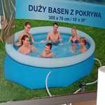 Sprzedam basen rozporowy z pompą bestway