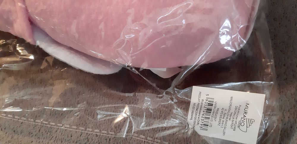 Skrzaty - krasnale ozdoba na święta różowy czerwony i biały