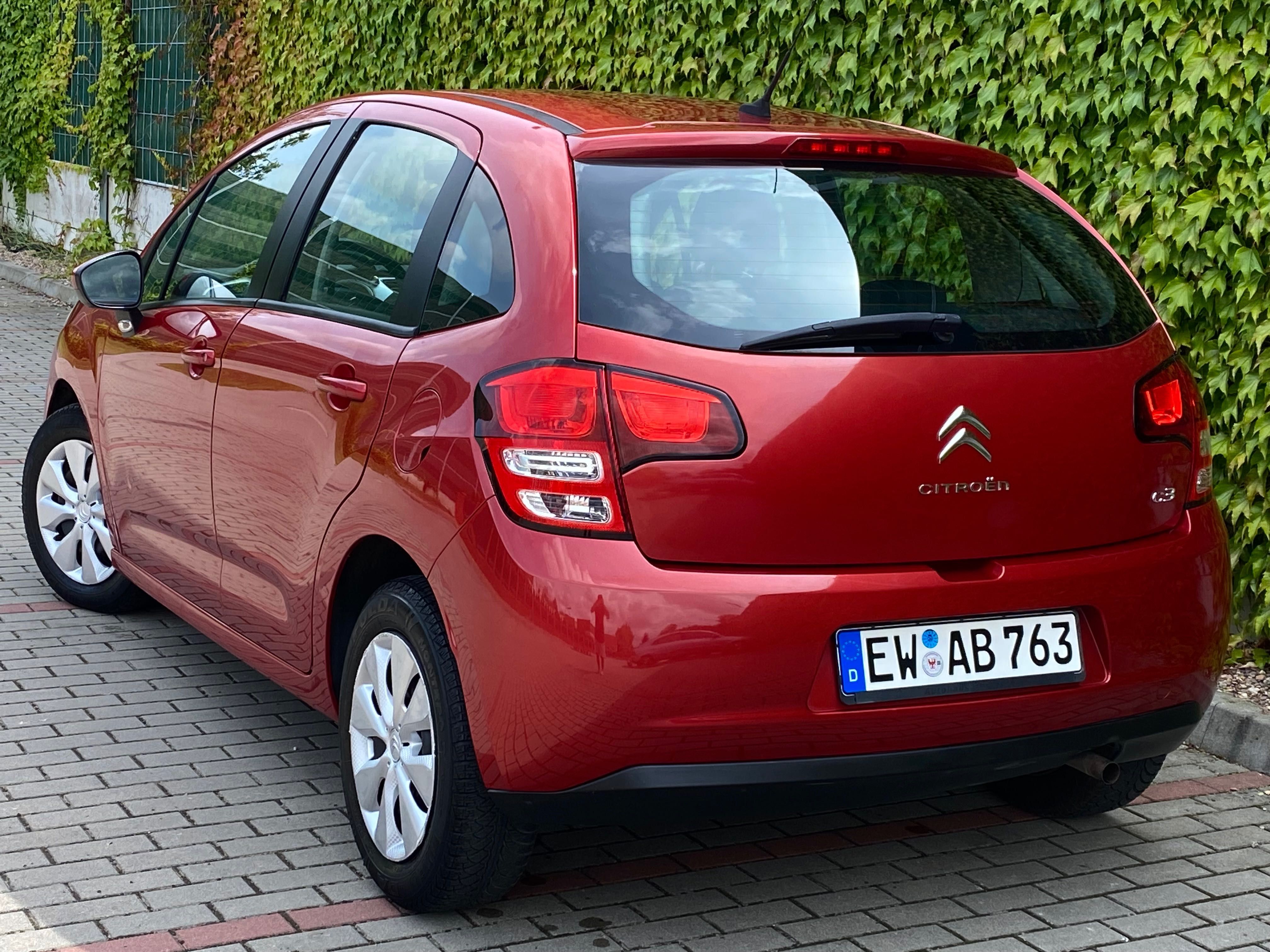 Bordowy Citroen C3  2010r. 1.4 benzyna 75KM, 169tys km, Idealny od 1WŁ