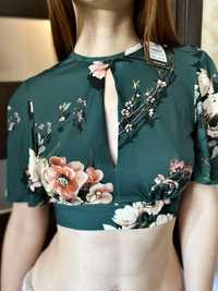 Гарна блуза з квітами, топ квітчастий New Look