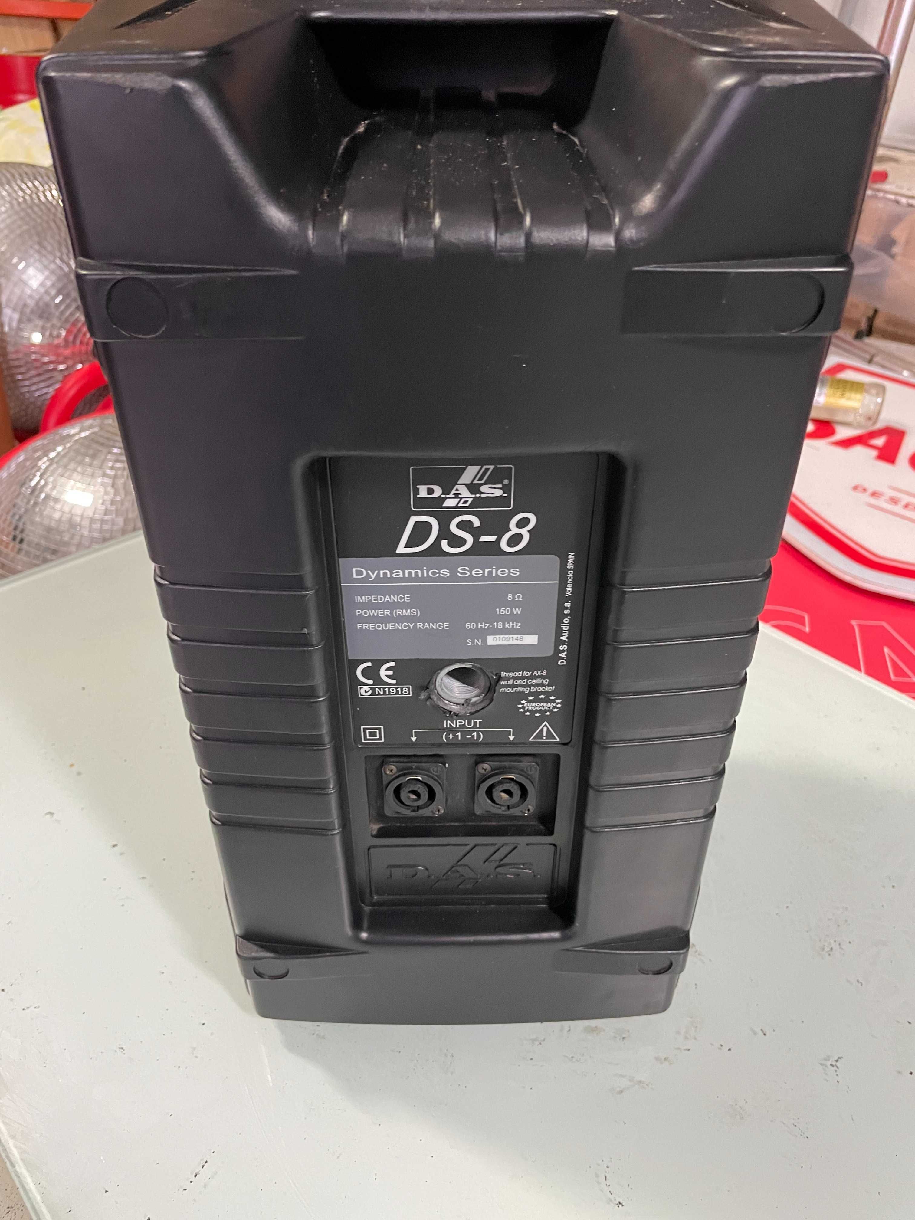 Coluna Profissional Passiva D.A.S. DS-8 – 150W RMS / 8Ω