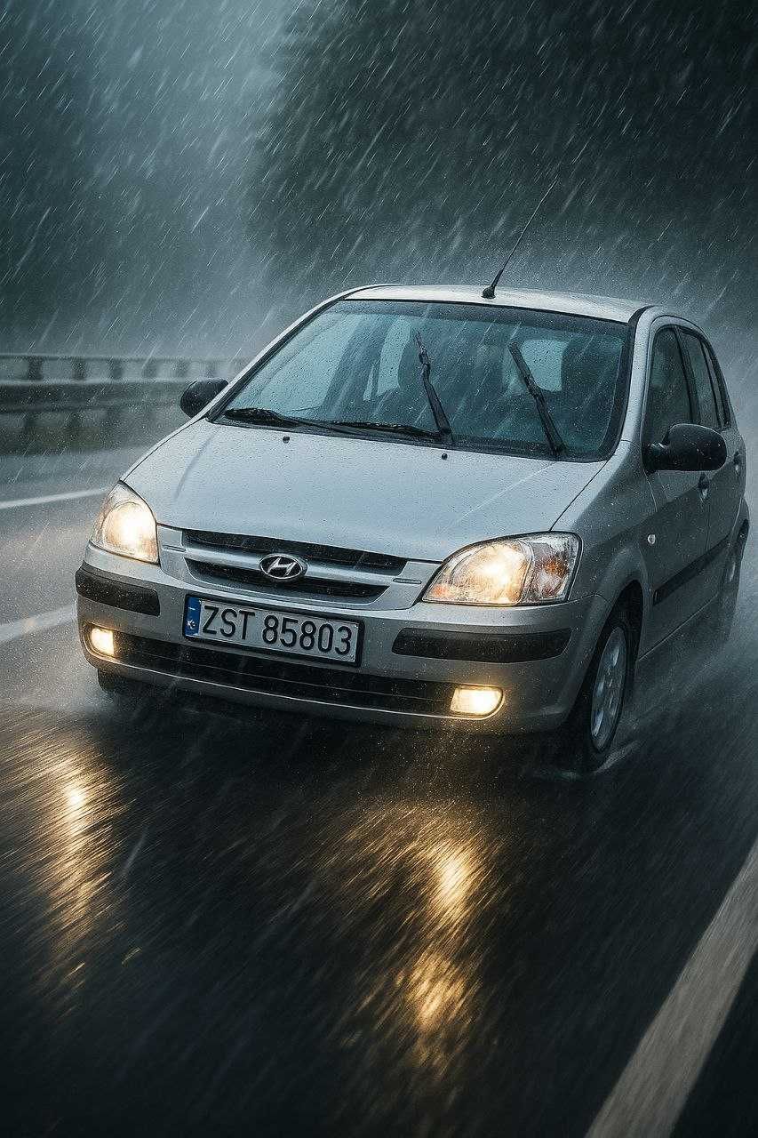 Hyundai Getz 1.1 – Wędkarz Edition – 2005, przebieg 217 z haczykiem