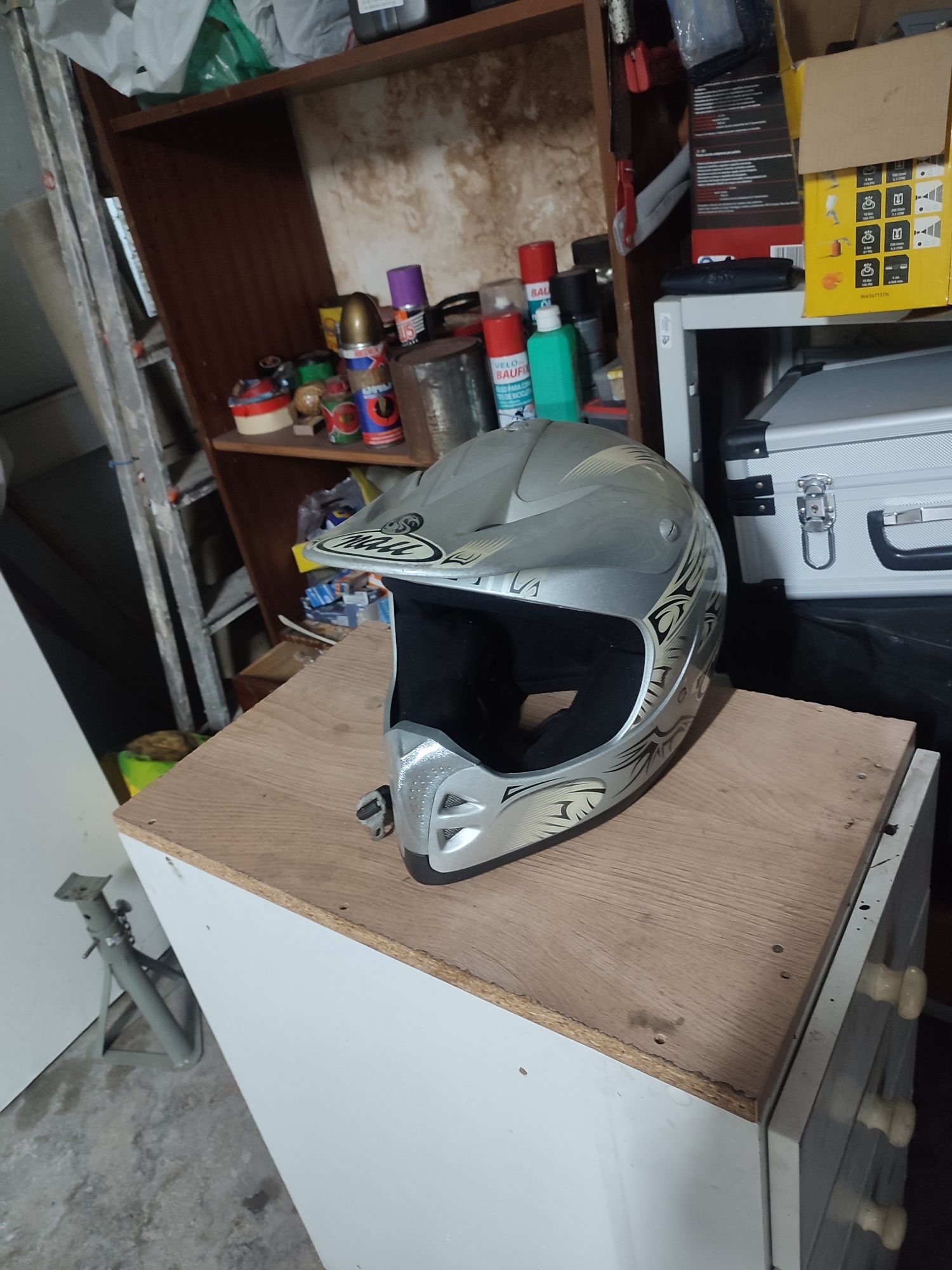 Capacete mota marca NAUy