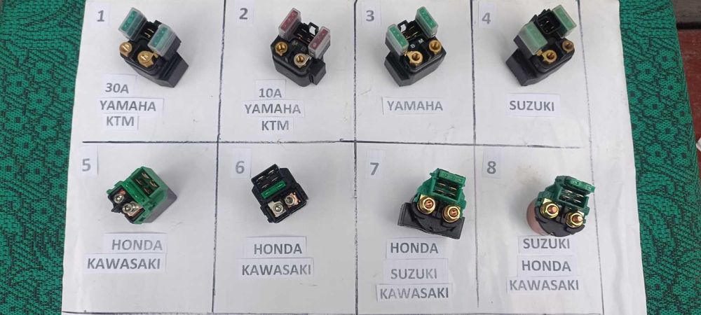 Реле стартера Yamaha Kawasaki Honda KTM  Suzuki
