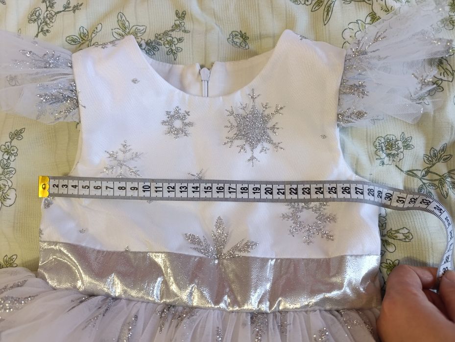 Сукня, ПРОКАТ плаття сніжинки,прокат