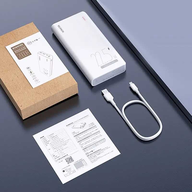 Зовнішній акумулятор Romoss Sense6 PPH-80 22.5 W 20000 mAh White