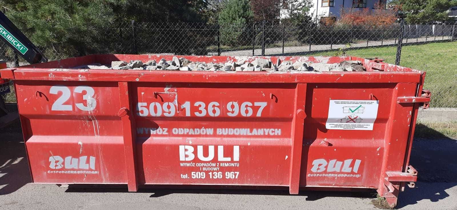 Wywóz Gruzu Warszawa Worek BIG BAG Kontener Na gruz Ceny od 299zł