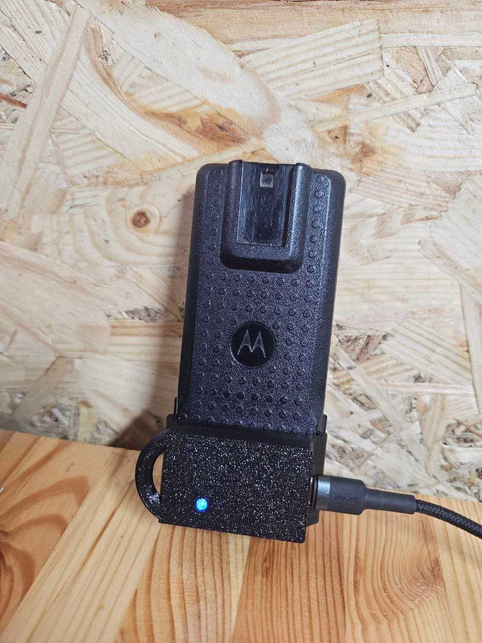 Адаптер зарядка для рації motorola Туре-С, адаптер на 3 контакти