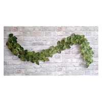 Girlanda z liści RÓŻY na druciku 1,5 m Ręcznie wykonana zielone listki