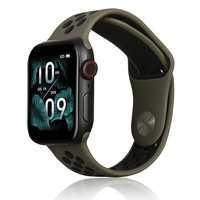 Pasek Sportowy Beline do Apple Watch 38/40/41 mm Brązowo-Czarny