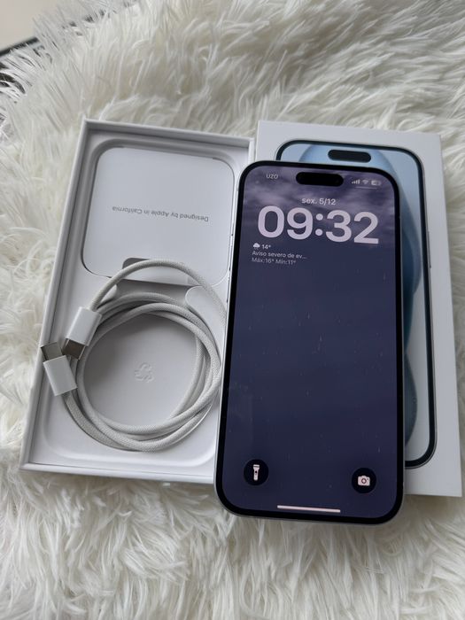 iPhone 15 256GB Azul (caixa e acessorios) 620€ Negociável