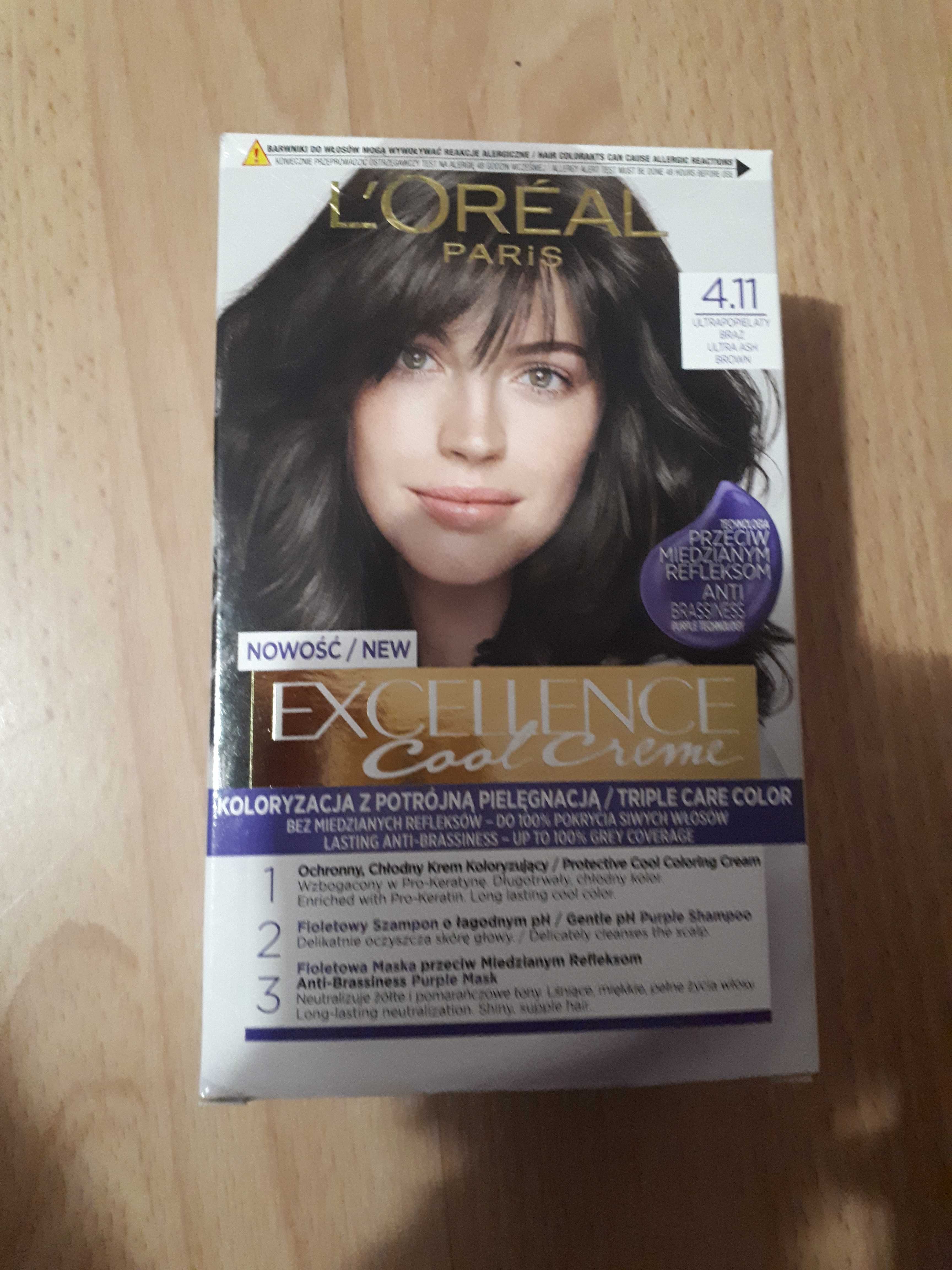 Farba Loreal Excellence 4.11