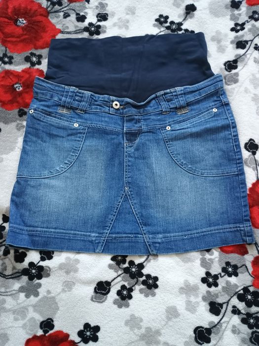 Spódnica ciążowa jeansowa mamalicious M