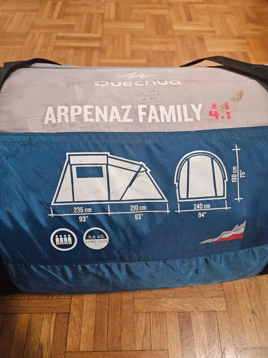 Туристичний намет Quechua Arpenaz Family 4.1 4 місна