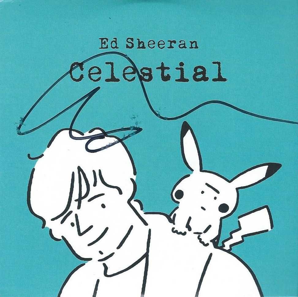 AUTOGRAF! Ed Sheeran Celestial płyta CD oryginalny