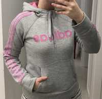 Bluza szara z kapturem Adidas