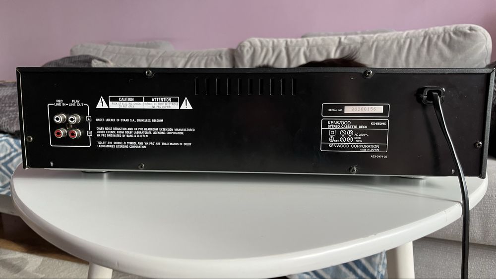 Magnetofon kasetowy Kenwood KX-660HX po serwisie!!