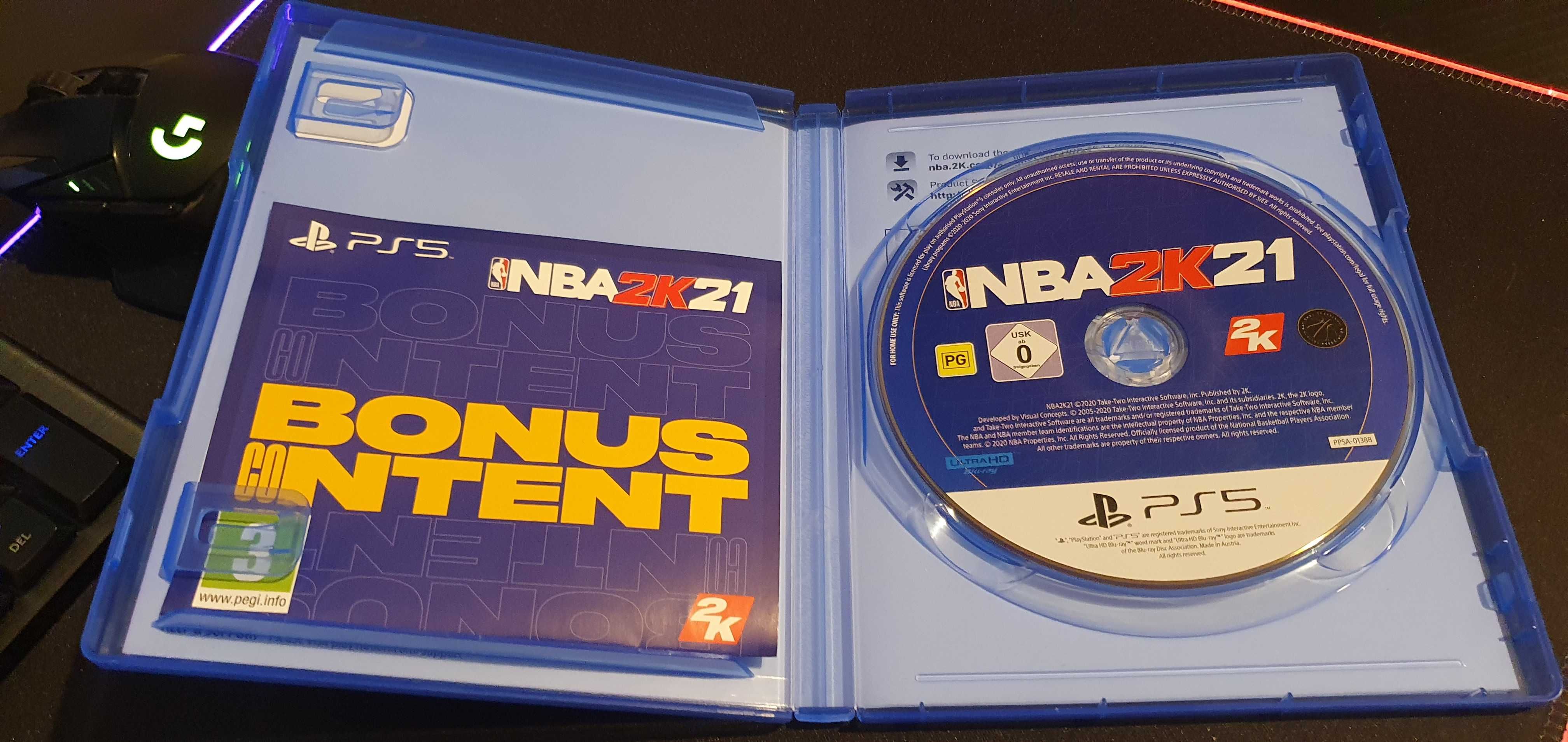 Gra NBA 2k21 PS5 ANG