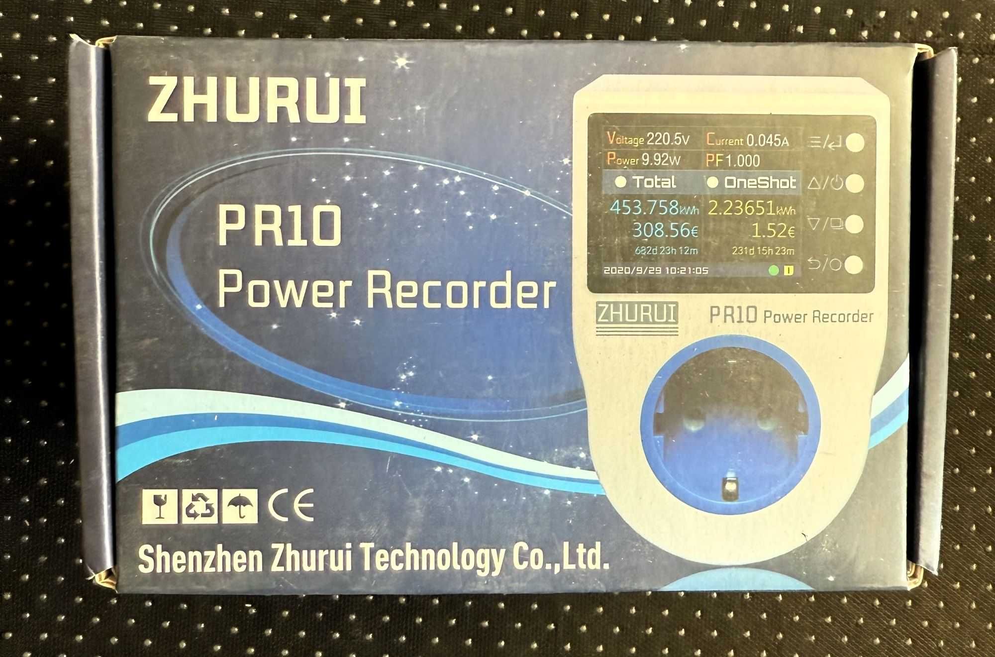 Zhurui PR10-C Monitor energii, miernik zasilania, watomierz 230V