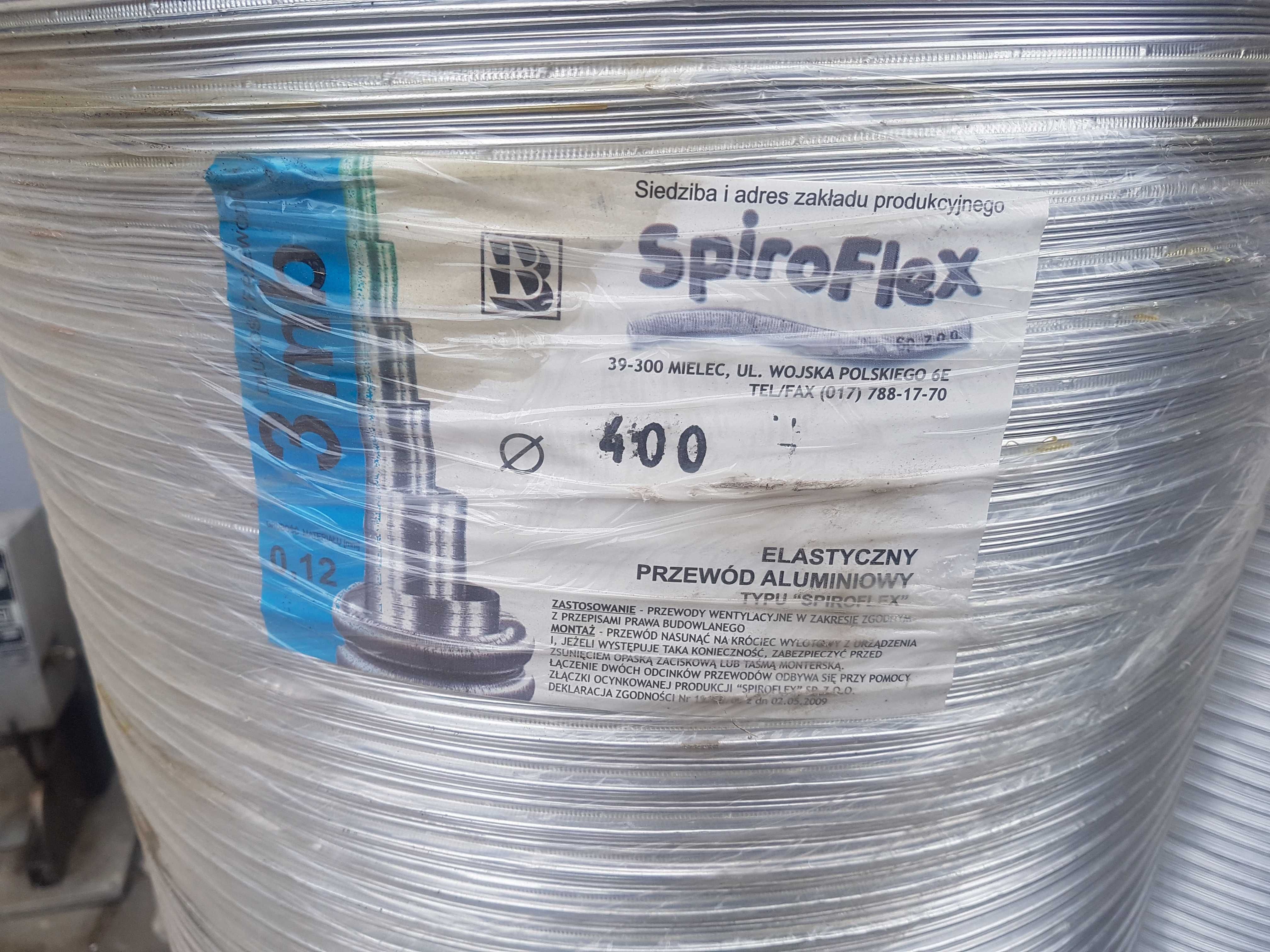 Rura aluminiowa elastyczna aluflex