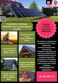 PROMOCJA! Instalacje fotowoltaiczne, elektryczne oraz pomiary