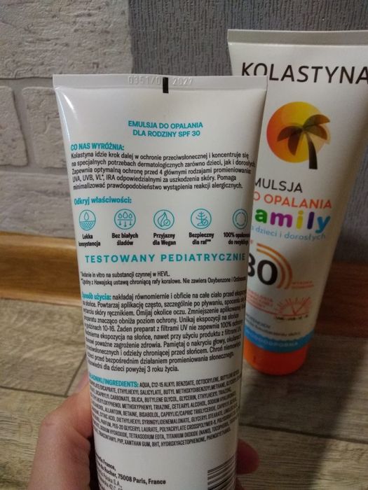 Emulsja do opalania Kolastyna Family SPF 30