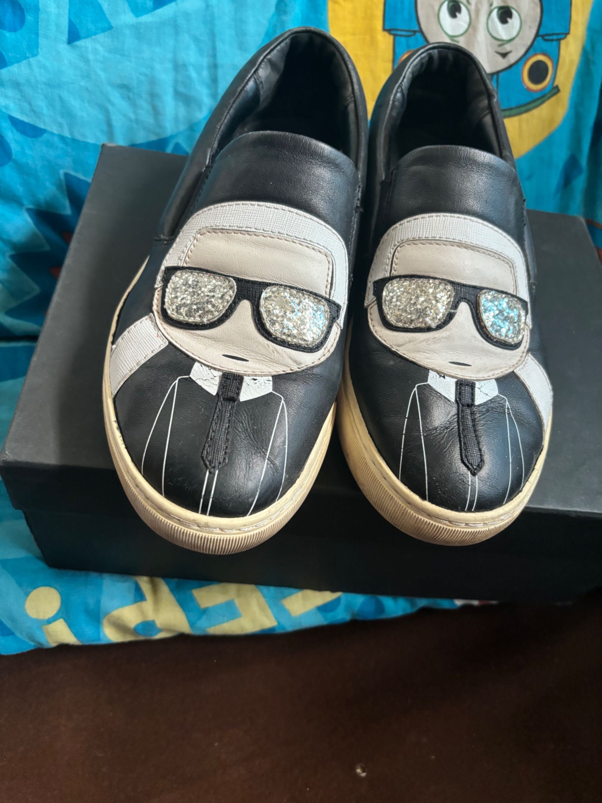 Espadryle karl lagerfeld