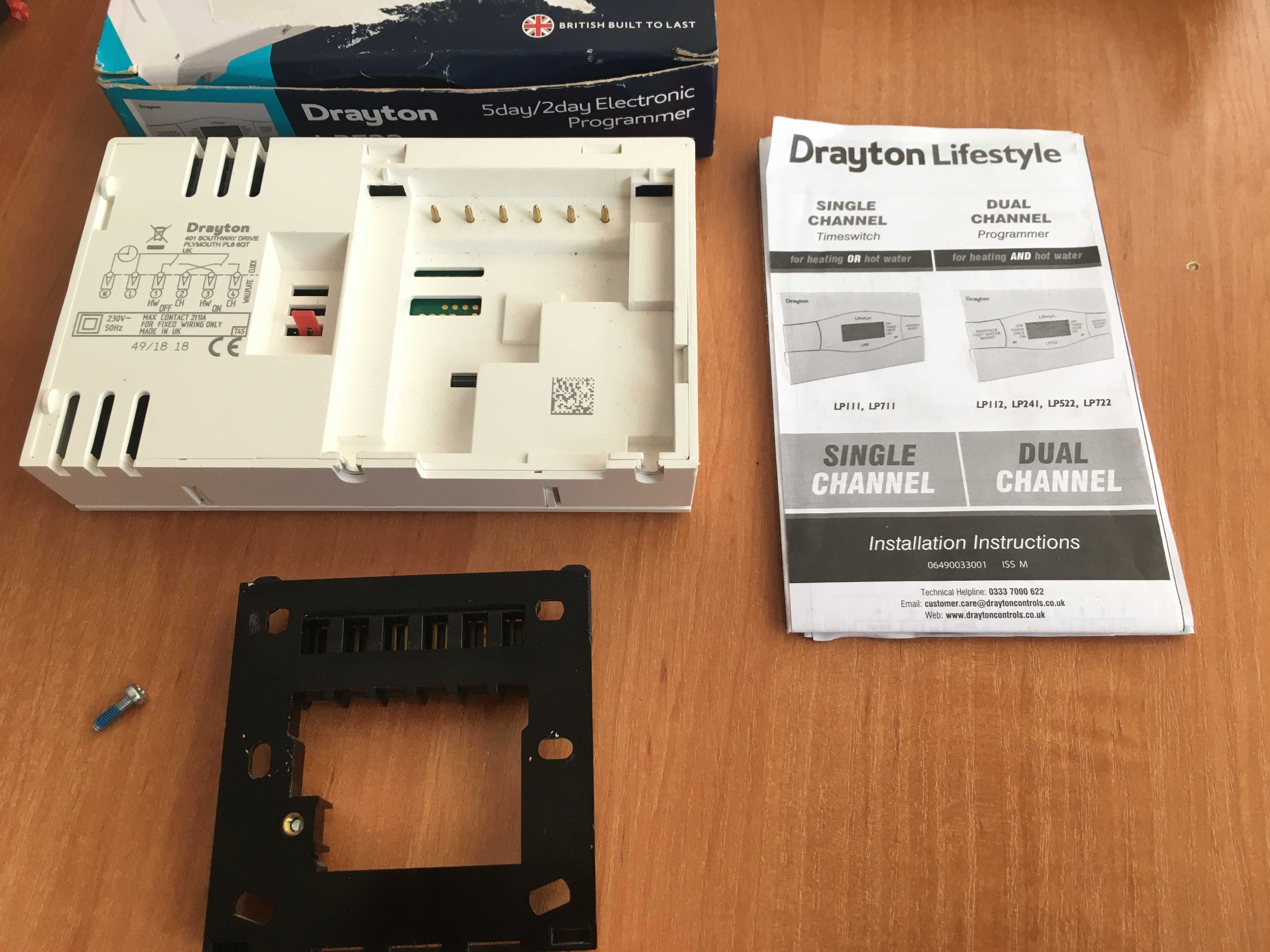 Programator ogrzewania Drayton LP522 Lifestyle