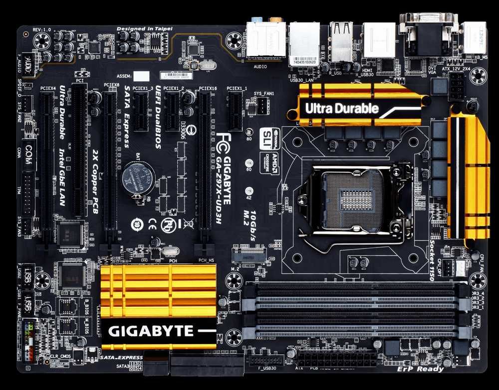 Материнська плата Gigabyte GA-Z97X-UD3H (DDR 3, socket 1150)