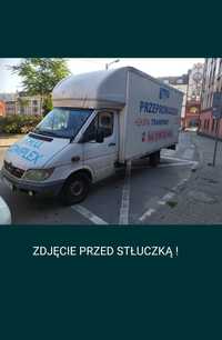 Mercedes Sprinter duży kontener meblowy - po małej stłuczce -ZAMIANA-