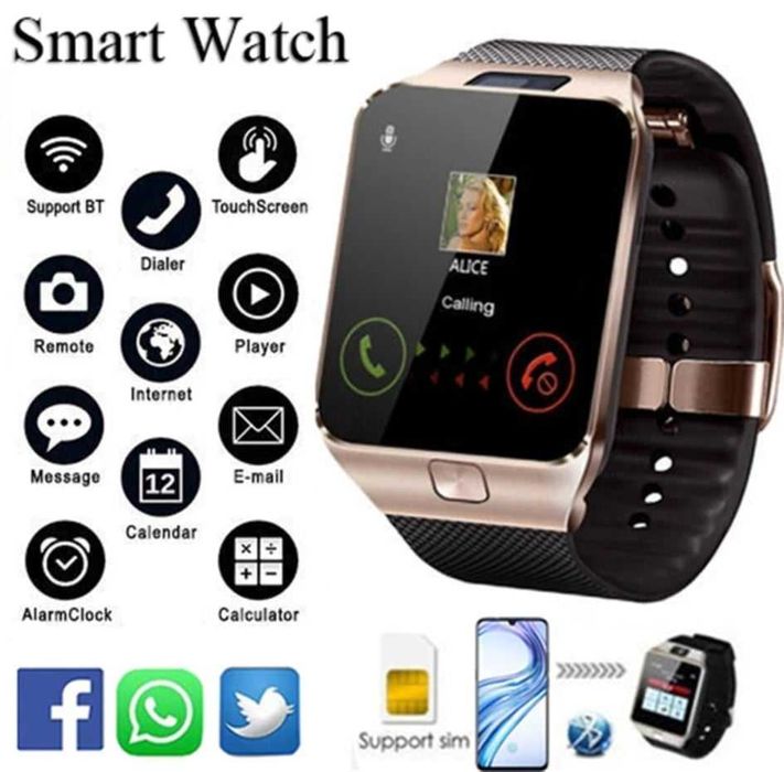 SmartWatch DZ09 . cartão SIM . Câmara