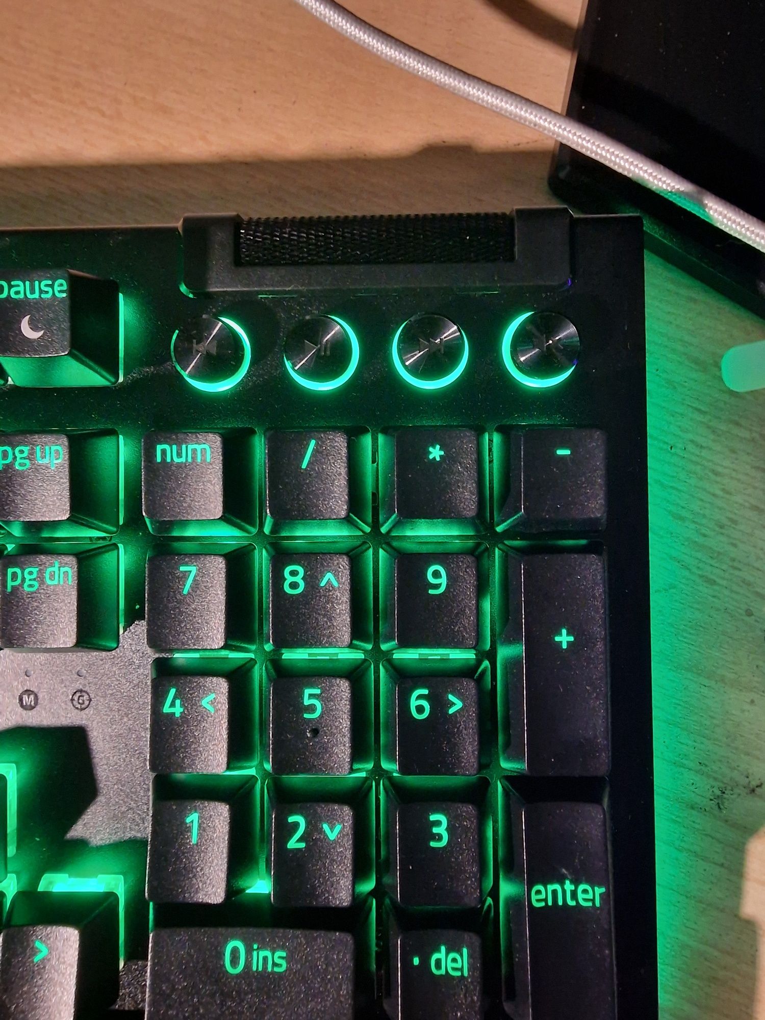 Razer Blackwidow v4 PRO Green Switch