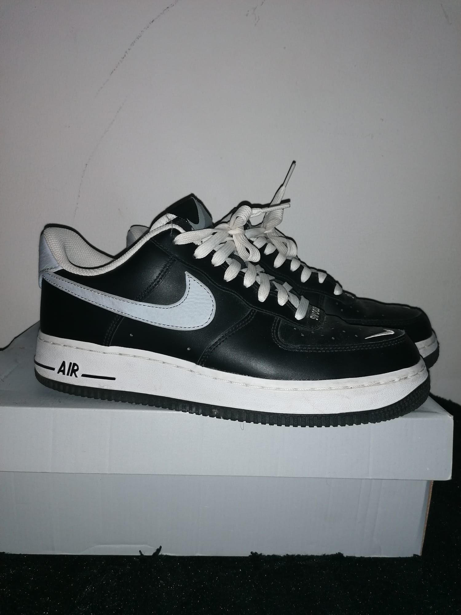 Nike air force lv8 swoosh black gray