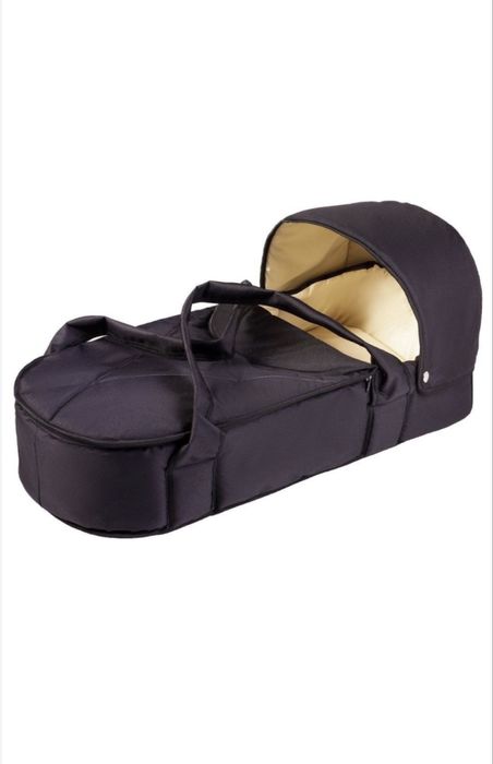 Люлька переноска для новорожденных черная