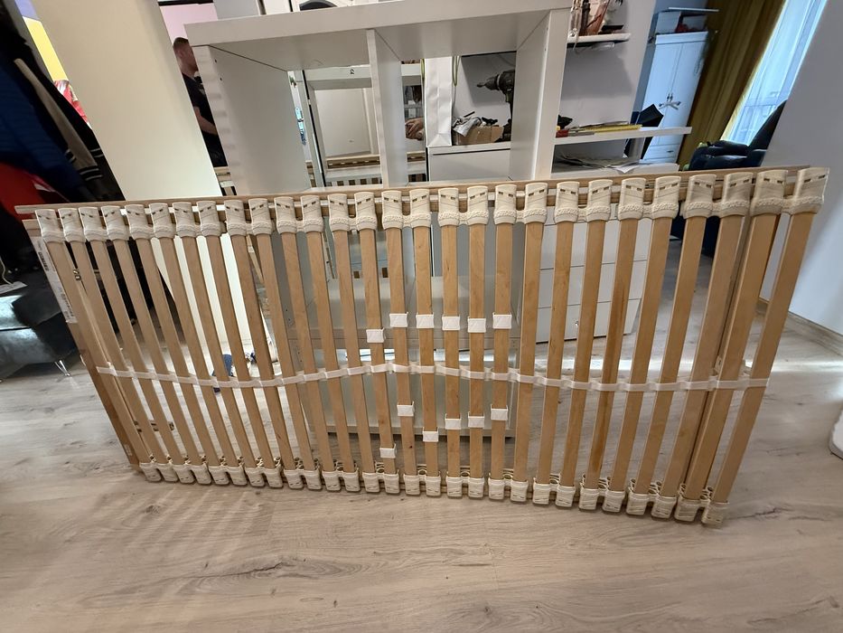 IKEA SULTAN LILLSELE 90x200 – stelaż listwowy z regulacją zagłówka