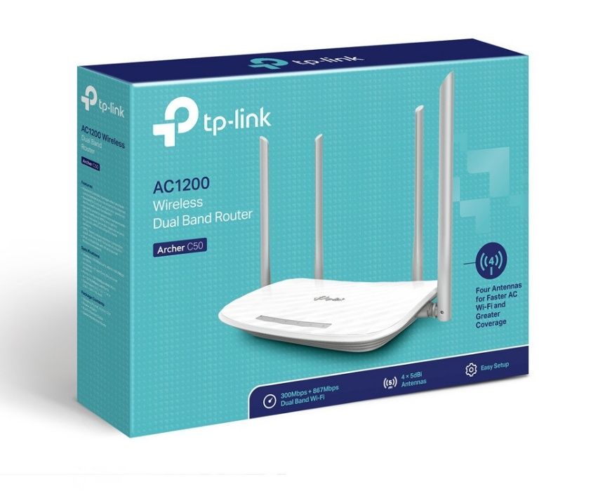 Новый 5 ГГц Роутер Tp-Link Archer C50 AC1200 v6.0