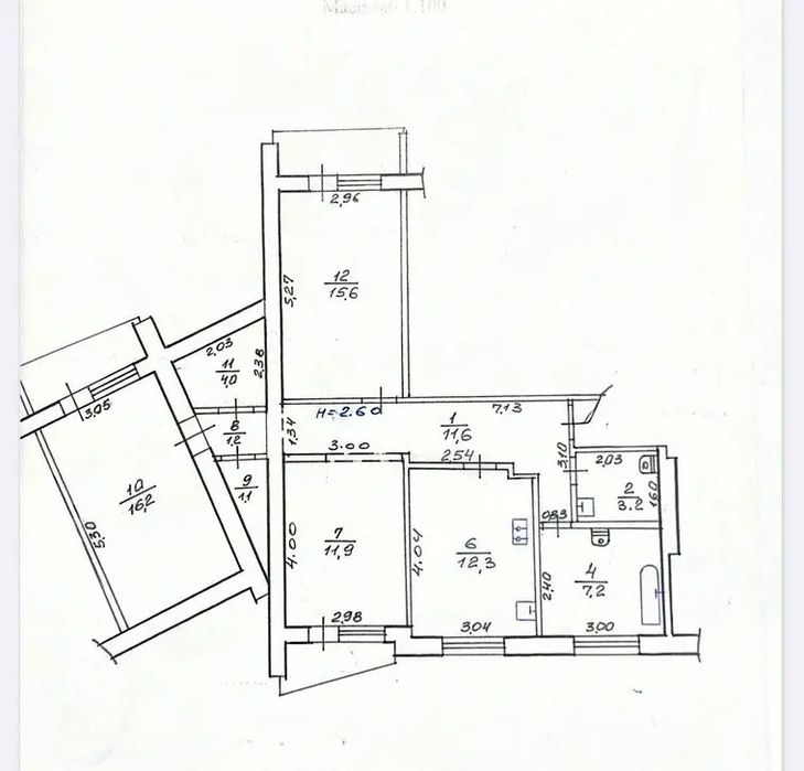 Продам просторную 3х кв.Алексеевка, пр.Победа