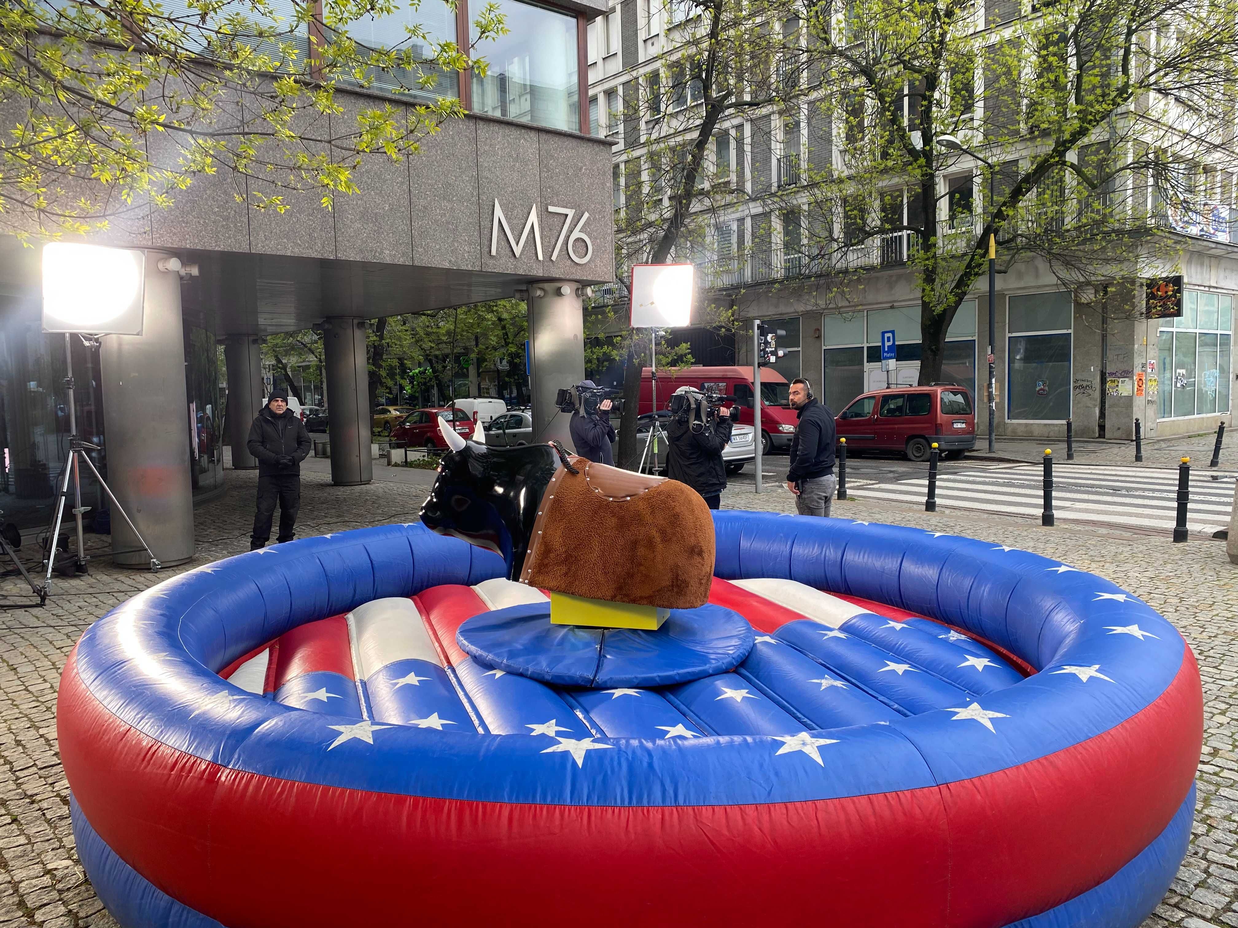 BYK RODEO wynajem na imprezy, Symulator, Mechaniczny byk