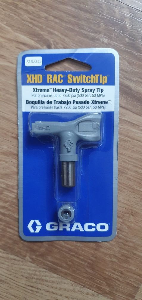 Pistolet Gröne grone 25gx dysze graco xhd tritech t93r