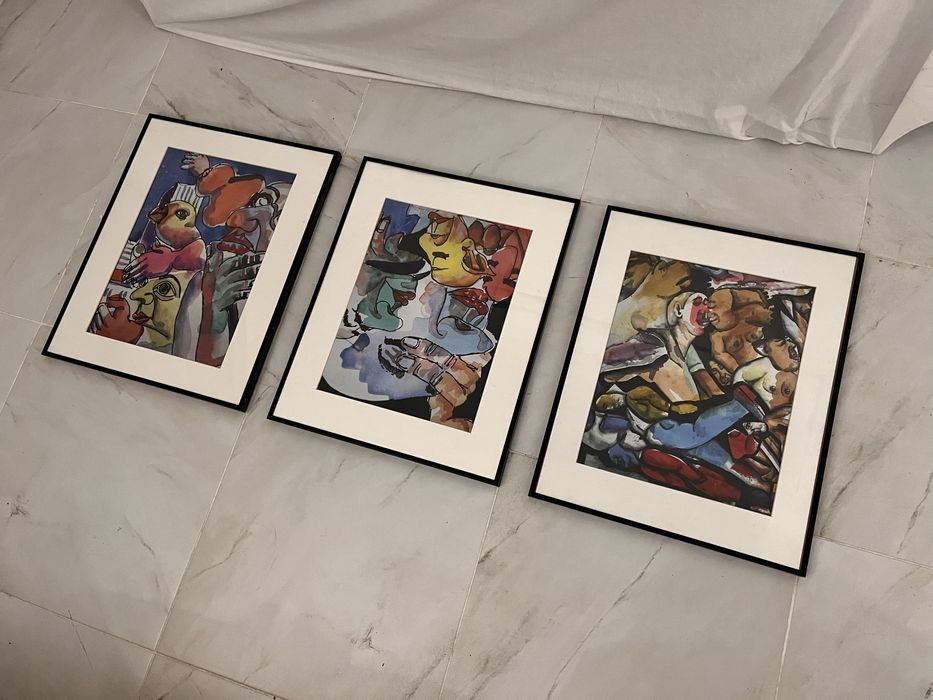 Pinturas impressas de Paulo Violante