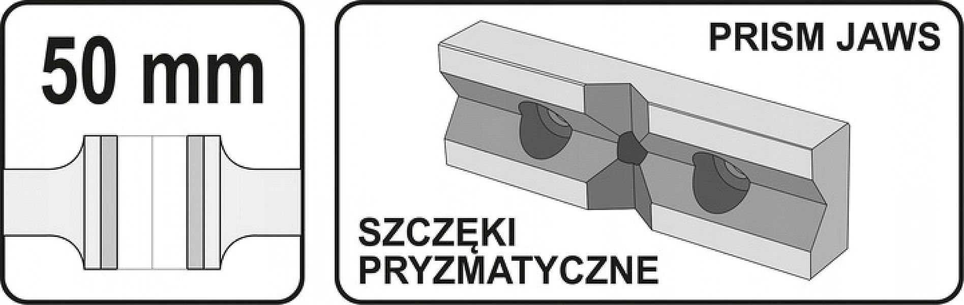 Imadło Maszynowe Do Wiertarki Stołowej 50 Mm Yato