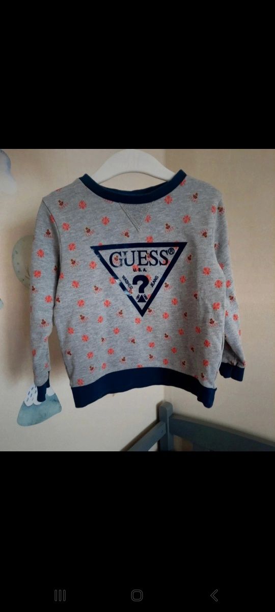 Bluza szara Guess rozmiar 98 stan idealny