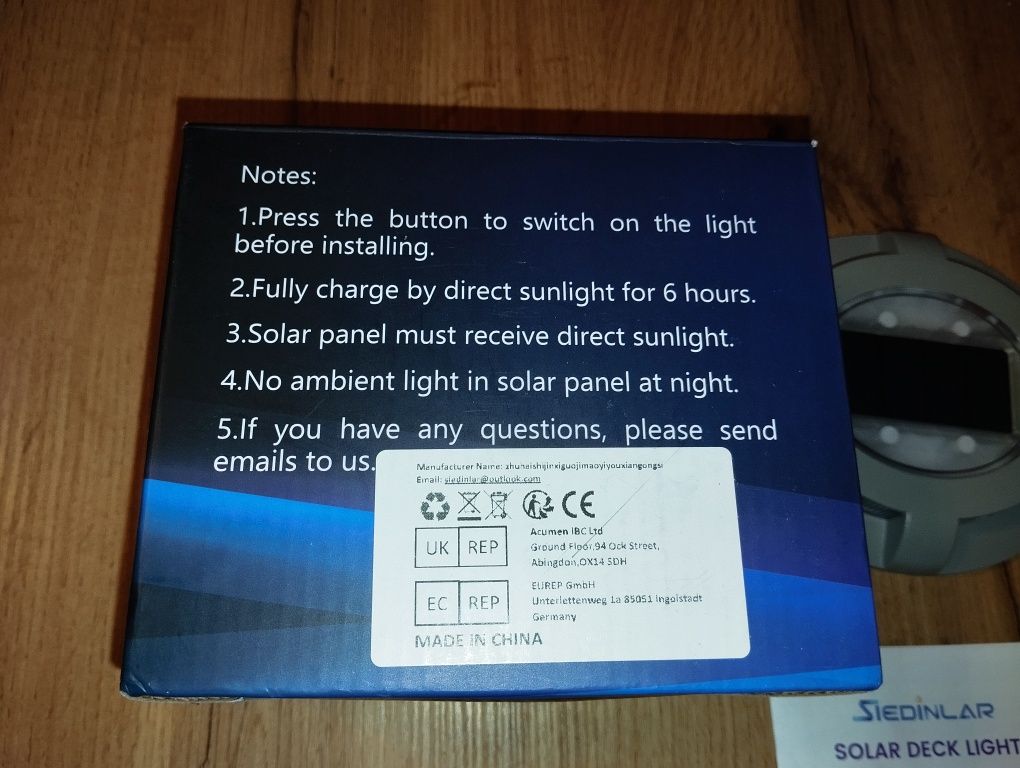 Lampki solarne okrągłe