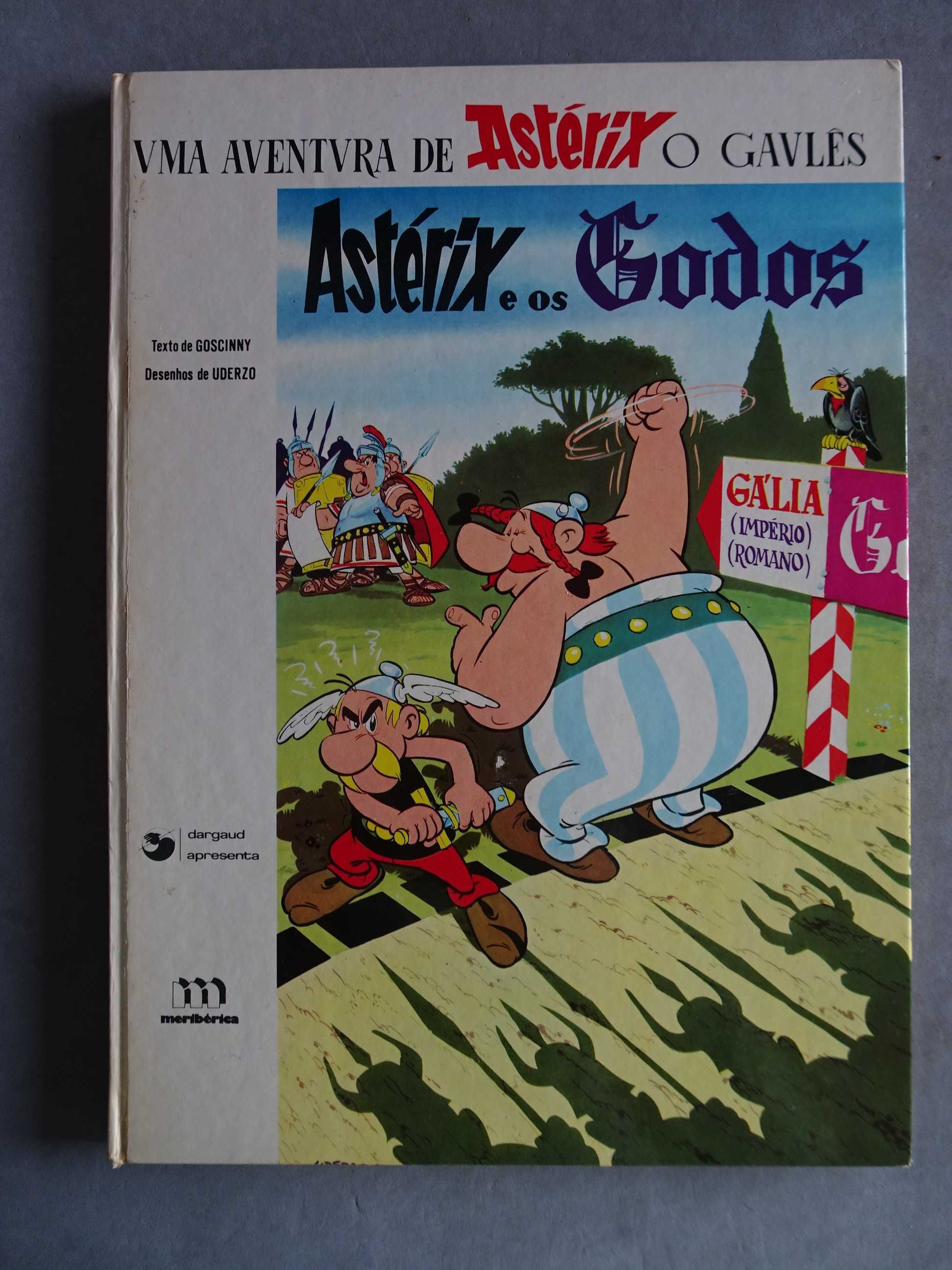 Livro Astérix e os Godos Meribérica (capa dura)